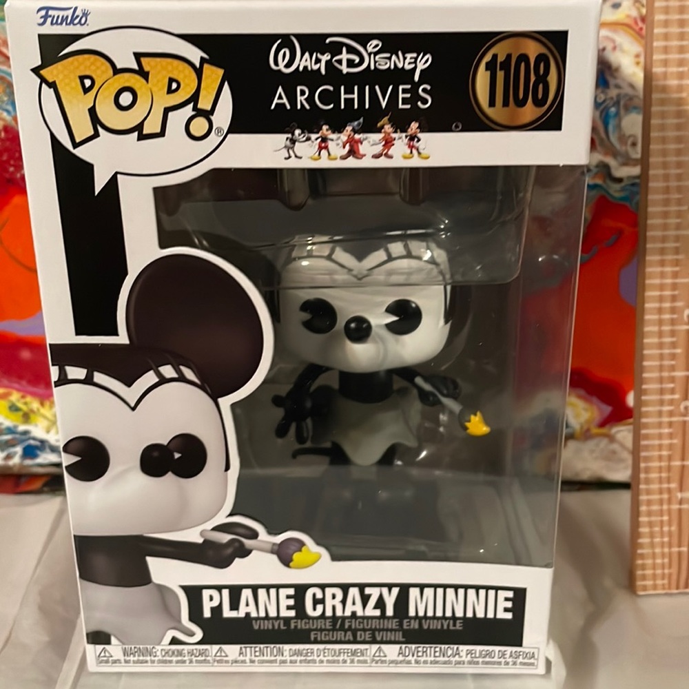 Plane Crazy Minnie Vinyl Figure New